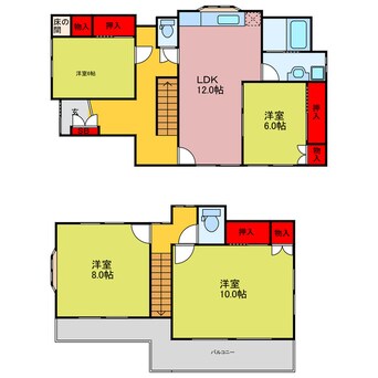 間取図 西坂戸3丁目戸建