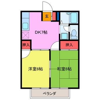 間取図 藤見ハイツ