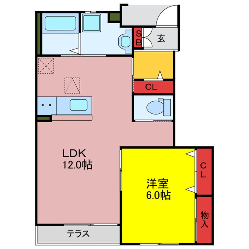 間取図 グランツ　テンペル