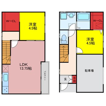 間取図 マイホームネクスト芦山町
