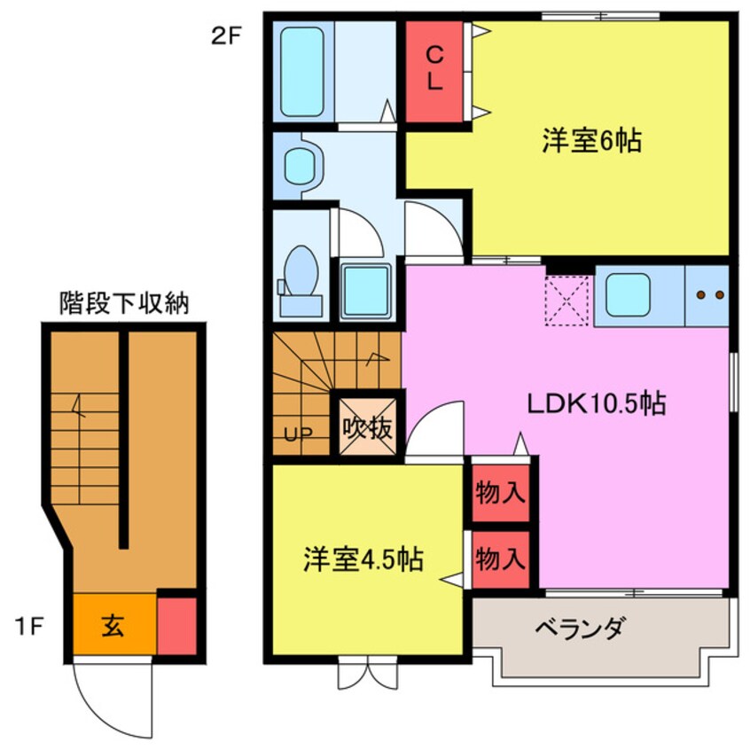 間取図 シャン・ド・フルール