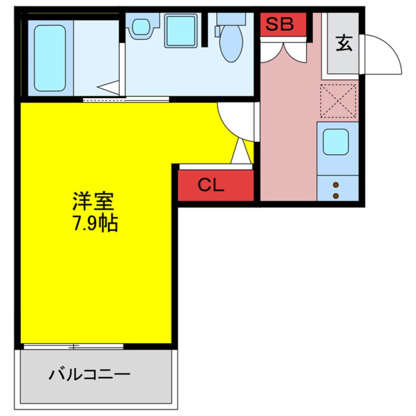 間取図 ラミアアルテ若葉