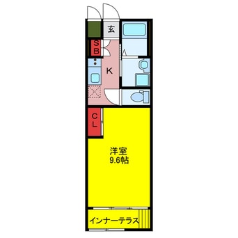 間取図 ベル　フルール