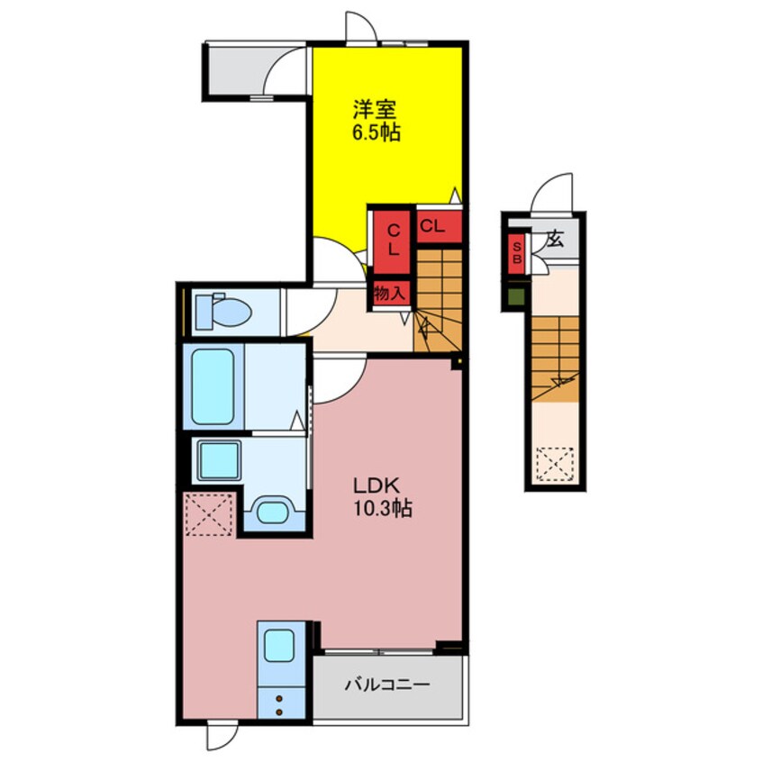 間取図 ソレイユ