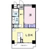 クレッシェンド 1LDKの間取り