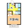 セントラルコーポＪ 1Kの間取り