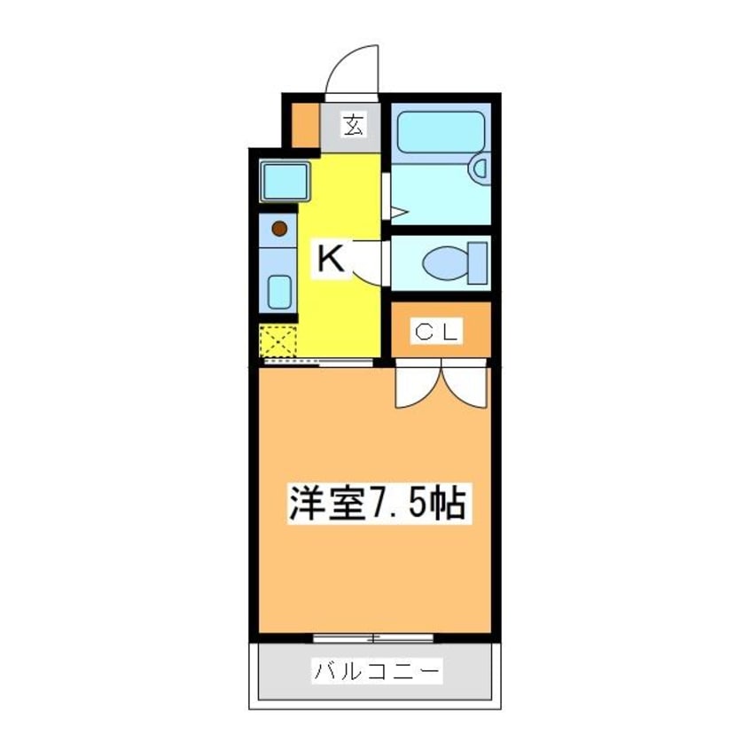 間取図 パークサイドOKUGAWA