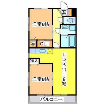 間取図 メゾン花大地