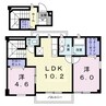 ジェルメＳ 2LDKの間取り