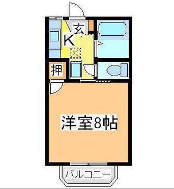 間取図 グランドハイツB棟