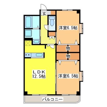 間取図 アメニティ御薗宇壱番館