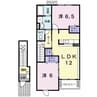 カメリアＧ 2LDKの間取り