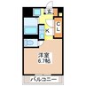 ハムレットコミューンC 1Kの間取り