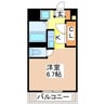 ハムレットコミューンC 1Kの間取り