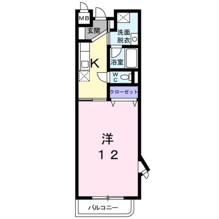 間取図 サニーパレス渡邉