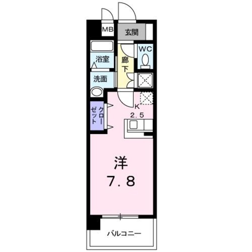 間取図 ペスカ　フィオーレ