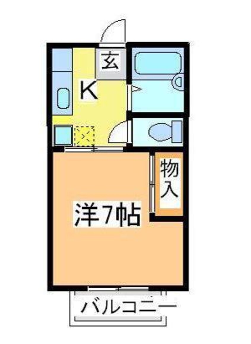 間取図 シャンテB棟