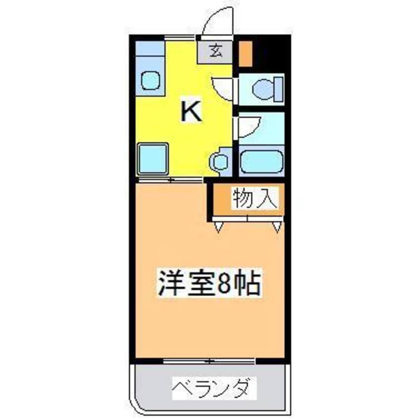 間取図 リバーサイド福村　II