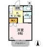 フォーライフ 1Kの間取り
