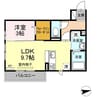 ハイアーク　D 1LDKの間取り