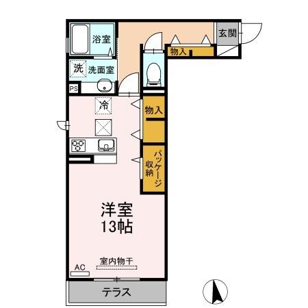 間取り図 ハイアーク　E