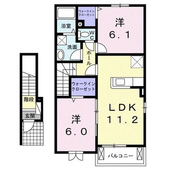 間取図 ベルメゾン　Ｃ