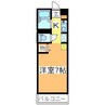 パークヒルズ 1Rの間取り