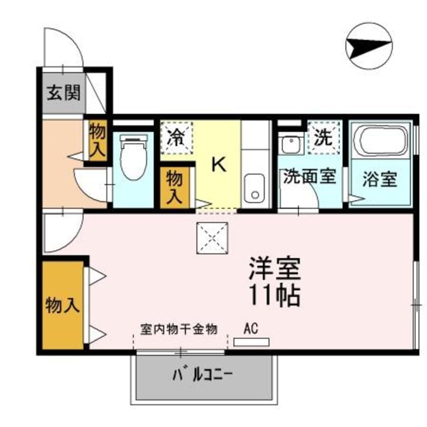 間取図 ベルメゾン　B棟