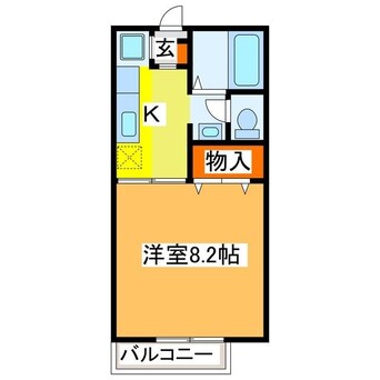 間取図 サンライフ岡西