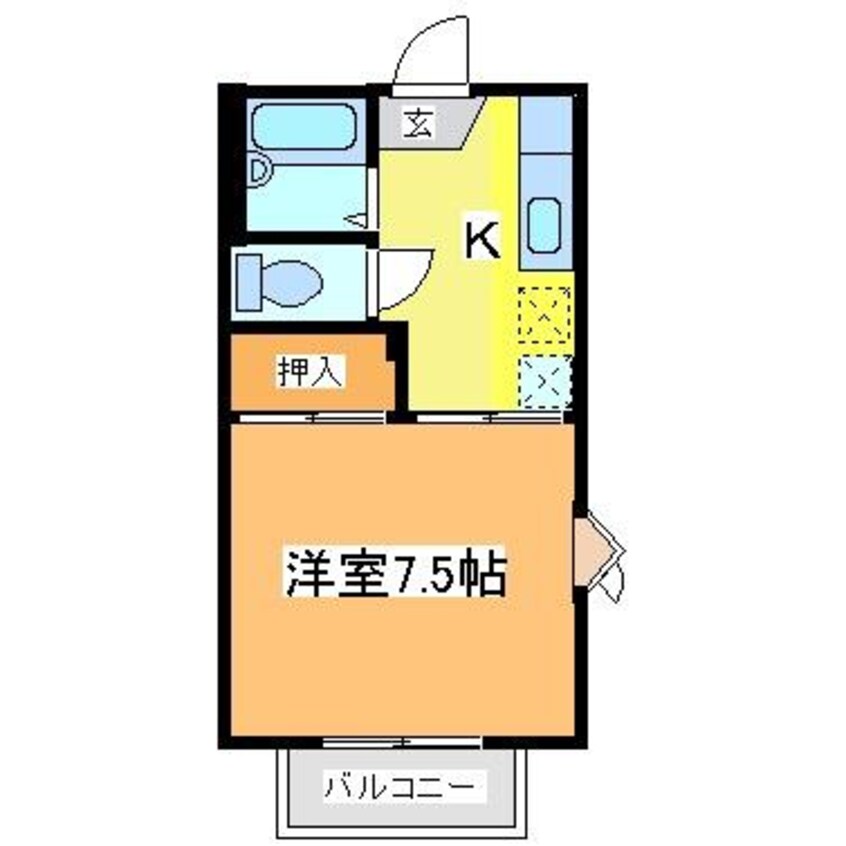 間取図 プレインコーポＢ