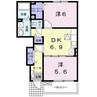 山陽新幹線（中国・九州）/東広島駅 徒歩7分 1階 築16年 2DKの間取り