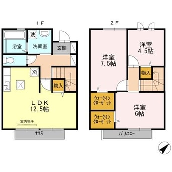 間取図 ウィステリアカラーズ