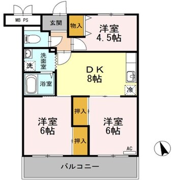 間取図 アネックスきりた