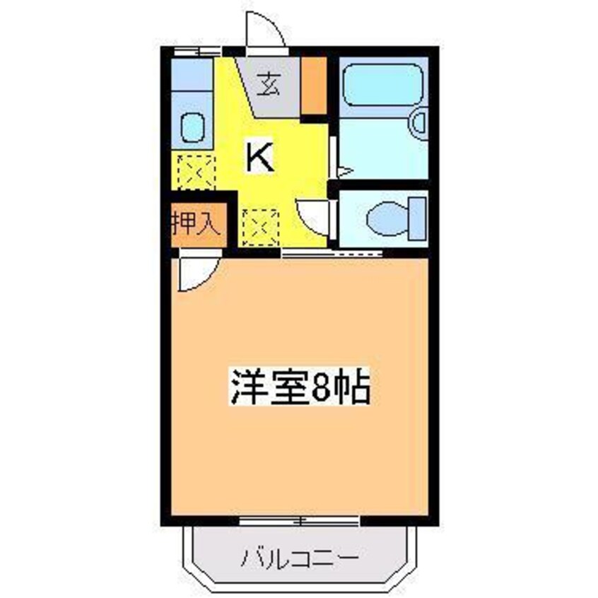 間取図 ヤングユーカリA