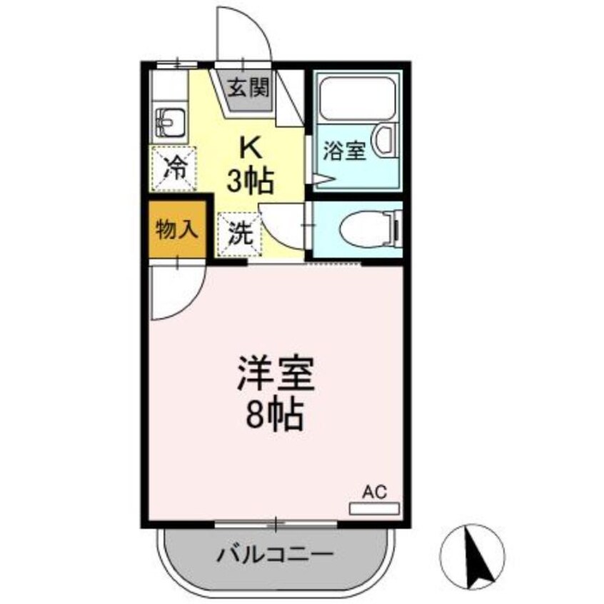 間取図 ヤングユーカリA