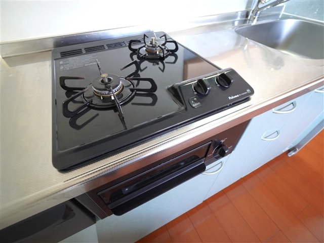 ２口コンロ＋グリル グランソーレ