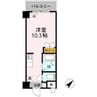 エクレール 1Rの間取り