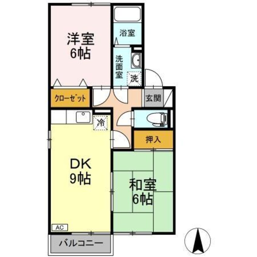 間取図 セジュールMEきりた
