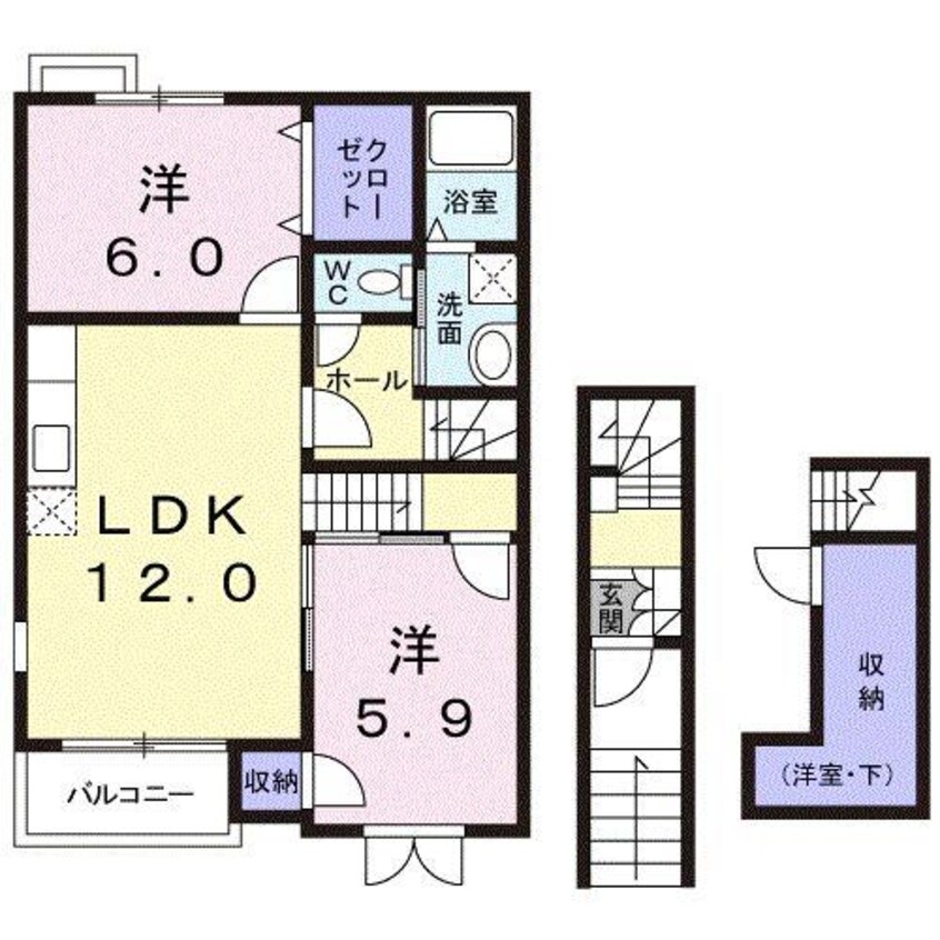 間取図 エヴァーグリーン