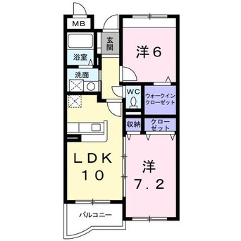 間取図 サンパレス土肥
