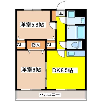 間取図 ヴィラ・リッコ