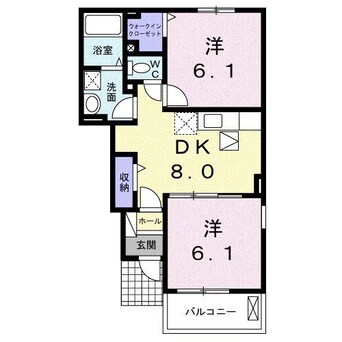 間取図 ウィンド・コート　Ｓ