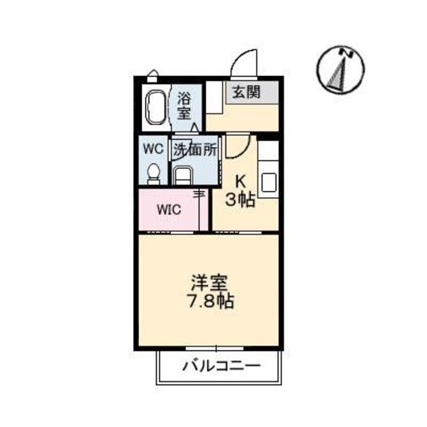 間取図 プランタンＡ
