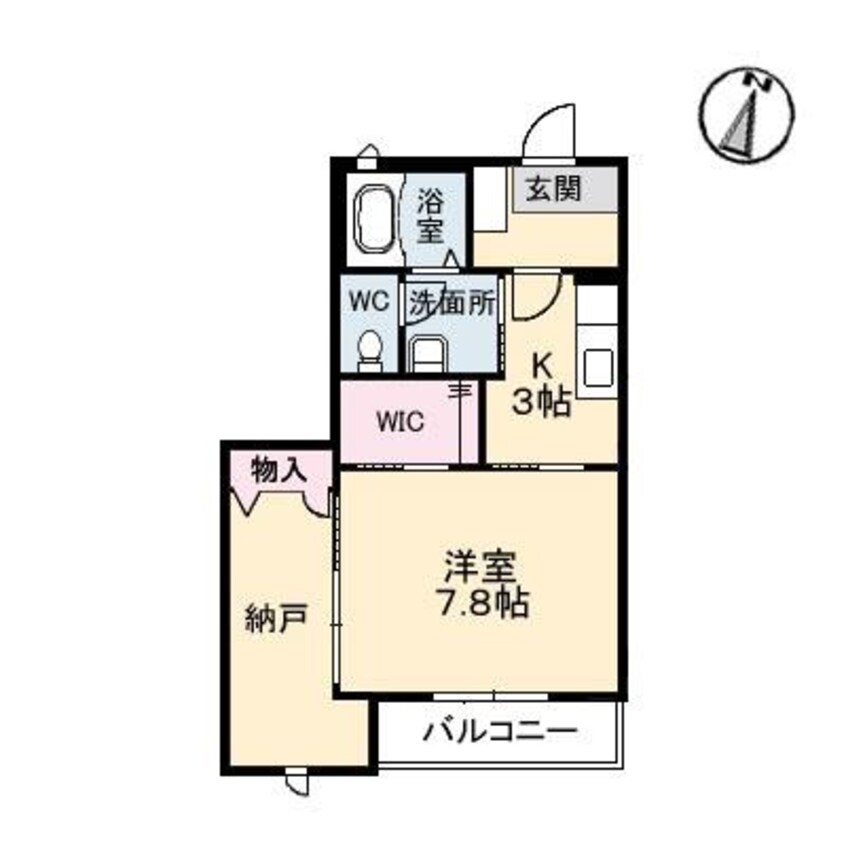 間取図 プランタンＡ