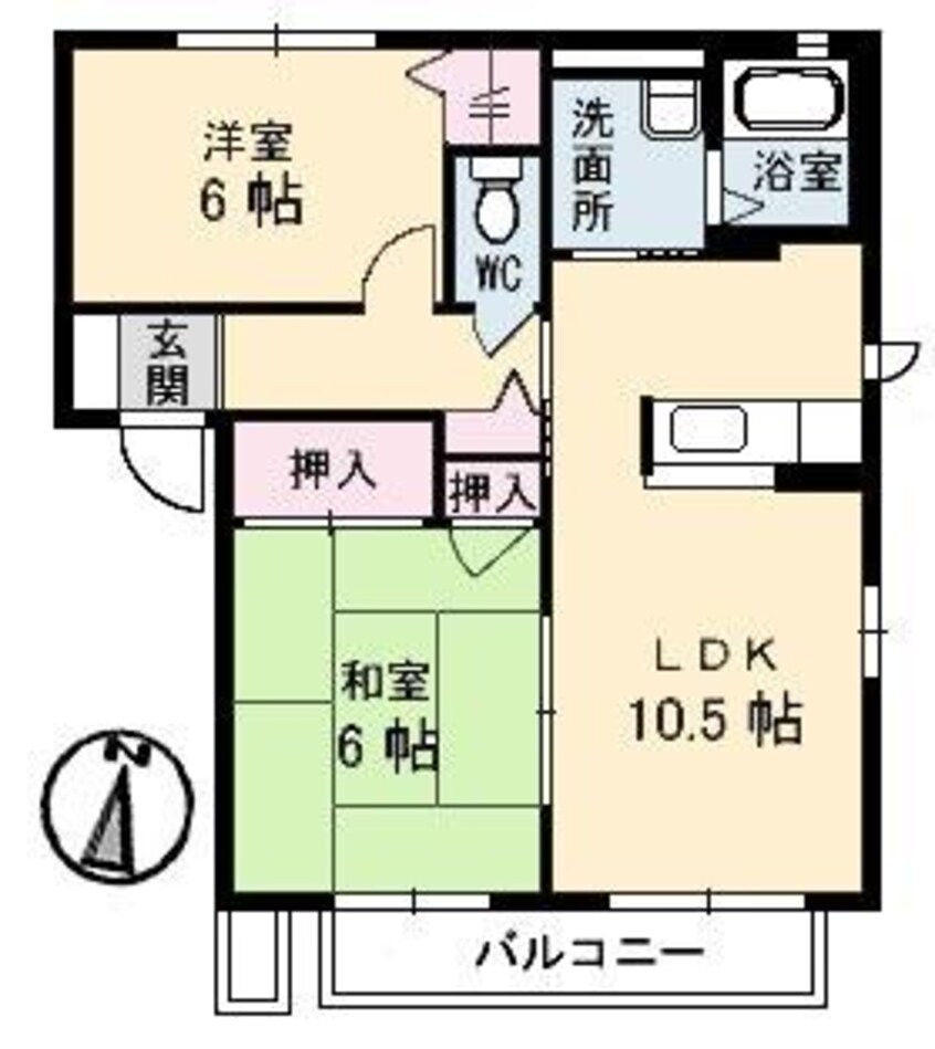 間取図 シャーメゾン　ラフィネB棟