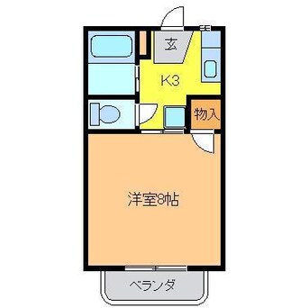 間取図 カーサひだに