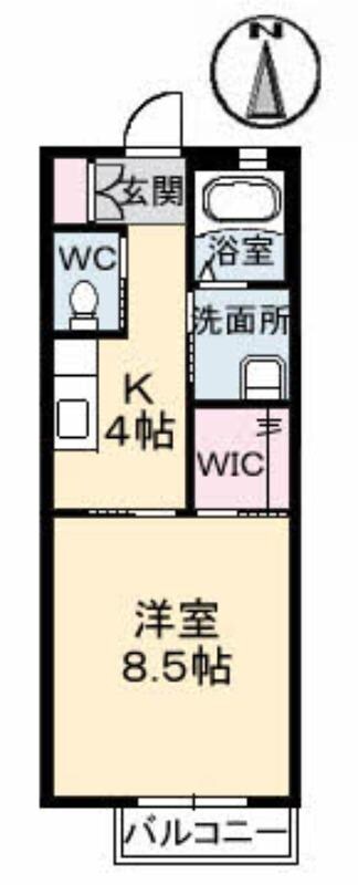 間取り図 カーサ・ア・コルテ I棟