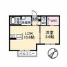 メゾン花みずき 1LDKの間取り