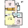 フレシール 2LDKの間取り