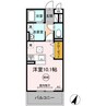 グラン　シャルールK 1Rの間取り
